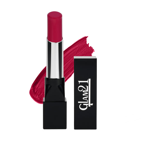 Glam21 Ultra Velvet Lipstick  Long-lasting stay on lips Lovely matte finish, 2.5gm Red Wine-08