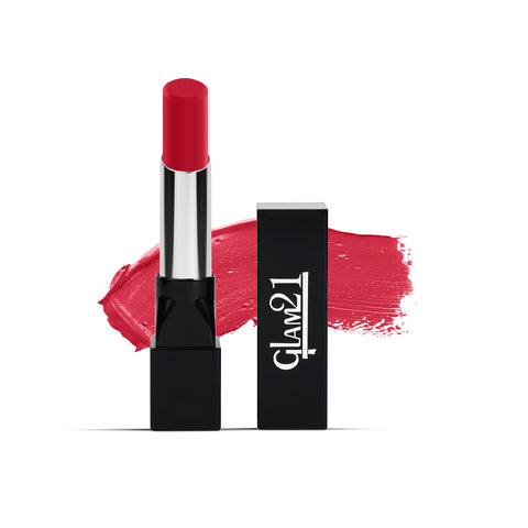 Glam21 Ultra Velvet Lipstick  Long-lasting stay on lips Lovely matte finish, 2.5gm Peppy Pink-12