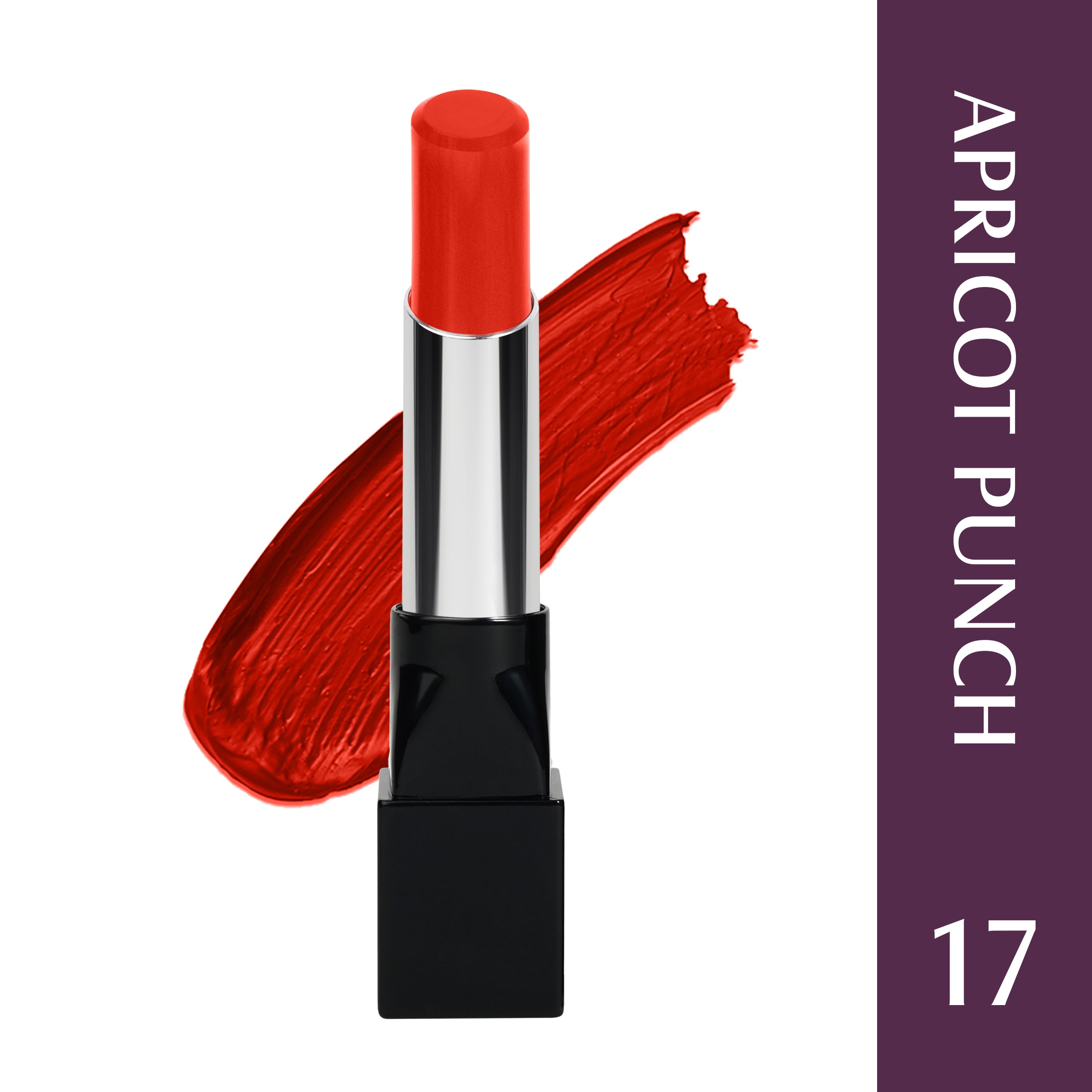 Glam21 Ultra Velvet Lipstick  Long-lasting stay on lips Lovely matte finish, 2.5gm Apricot Punch-17