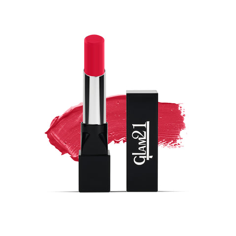 Glam21 Ultra Velvet Lipstick  Long-lasting stay on lips Lovely matte finish, 2.5gm Coral Pink-14