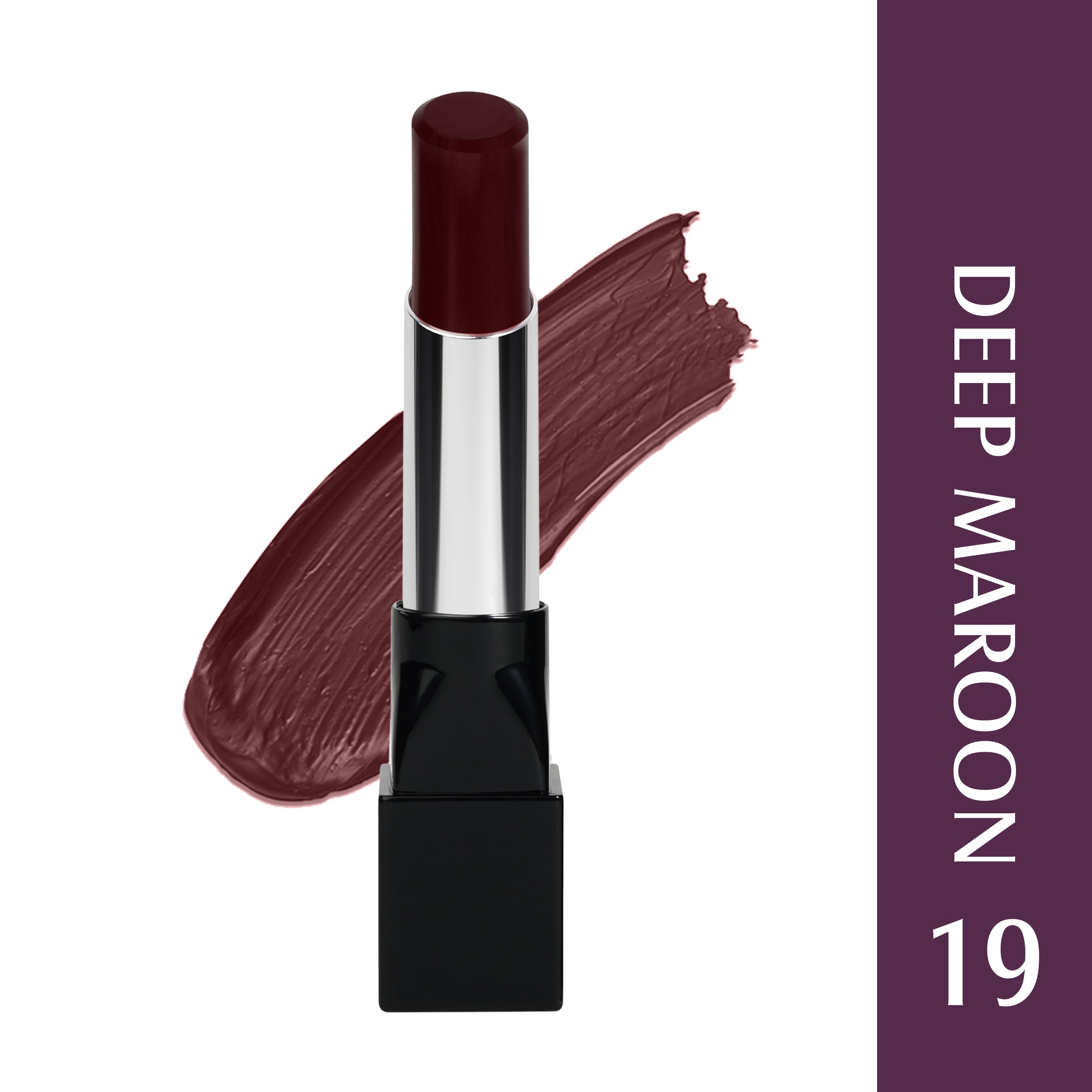 Glam21 Ultra Velvet Lipstick  Long-lasting stay on lips Lovely matte finish, 2.5gm Deep Maroon-19