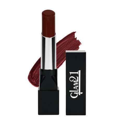 Glam21 Ultra Velvet Lipstick  Long-lasting stay on lips Lovely matte finish, 2.5gm Dark Chocolate-28