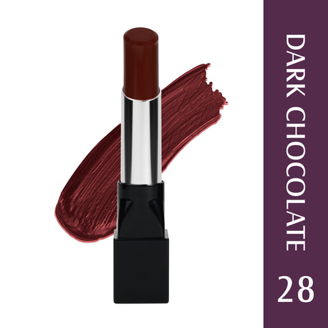 Glam21 Ultra Velvet Lipstick  Long-lasting stay on lips Lovely matte finish, 2.5gm Dark Chocolate-28