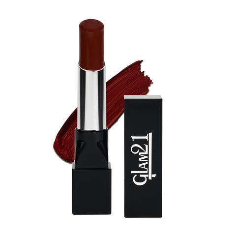 Glam21 Ultra Velvet Lipstick  Long-lasting stay on lips Lovely matte finish, 2.5gm Hey Choco-29