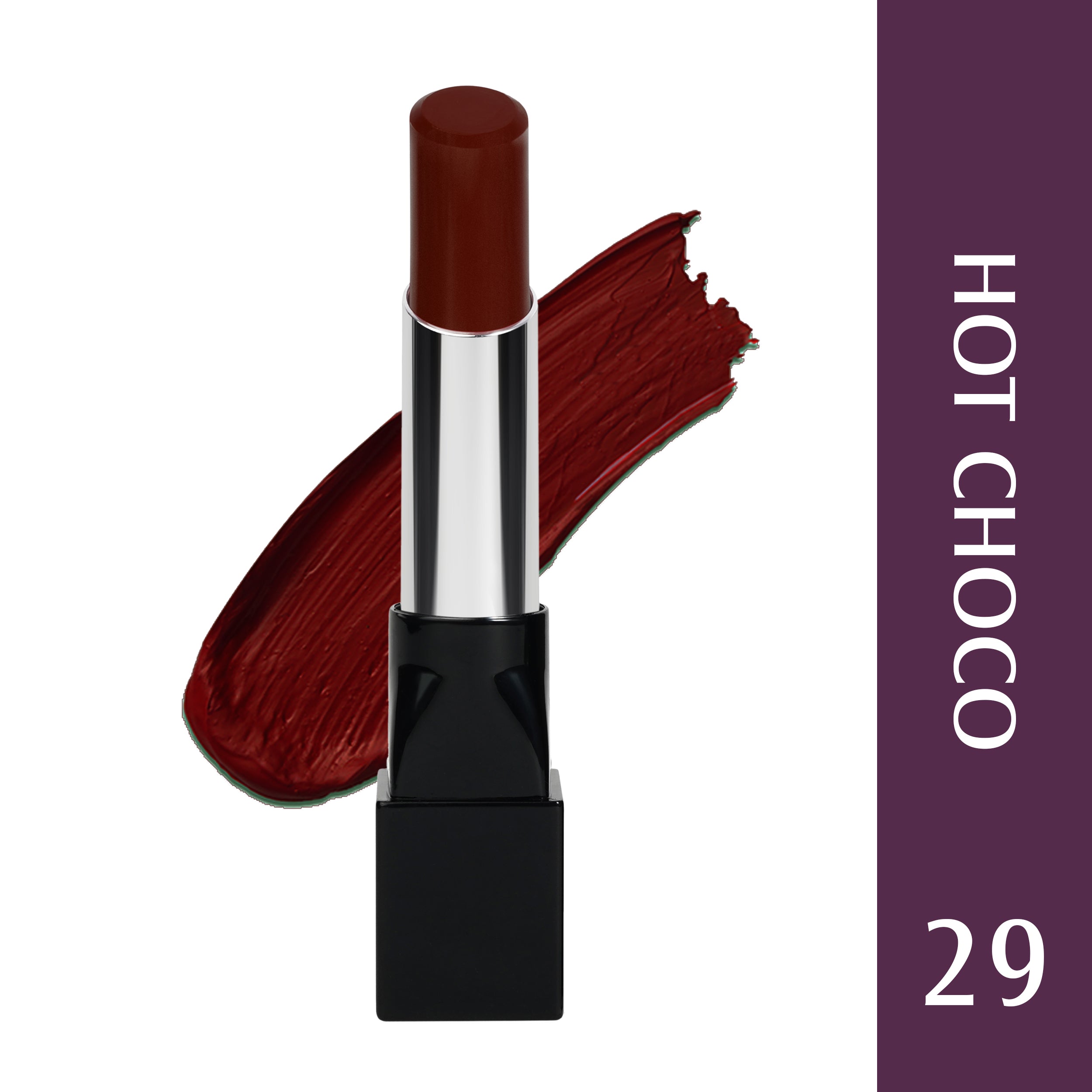 Glam21 Ultra Velvet Lipstick  Long-lasting stay on lips Lovely matte finish, 2.5gm Hey Choco-29