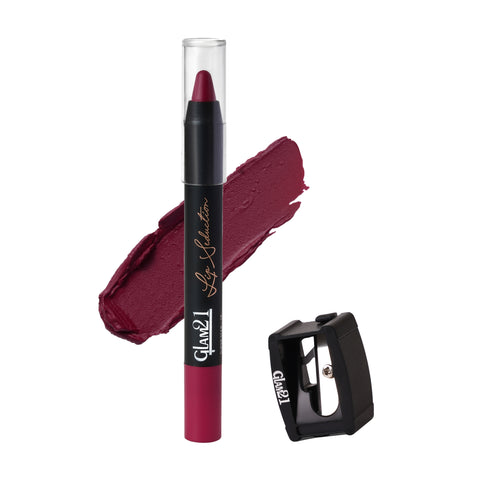 Glam21 Lip Seduction Non-Transfer Crayon Lipstick | Longlasting Creamy Matte Formula (Super Star-19, 2.8 g)