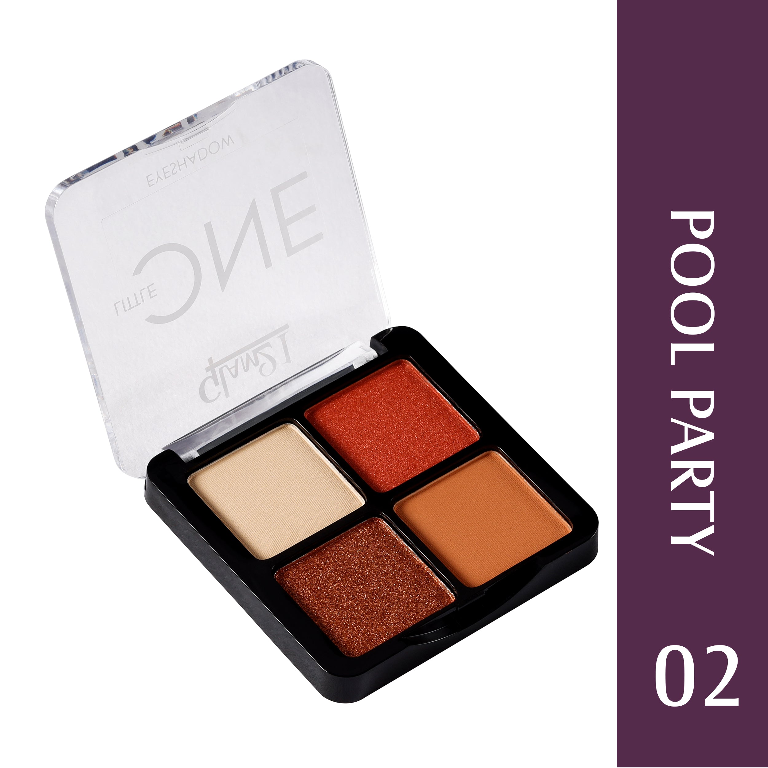 Glam21 Little One Eyeshadow Palette Ultra Pigmented Longlasting Eye Make Up,Pocket Size 3.5 g (POOL PARTY)