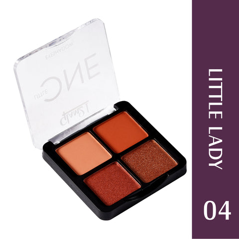 Glam21 Little One Eyeshadow Palette Ultra Pigmented Longlasting Eye Make Up,Pocket Size 3.5 g (LITTLE LADY)