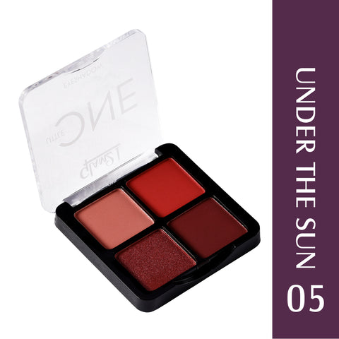 Glam21 Little One Eyeshadow Palette Ultra Pigmented Longlasting Eye Make Up,Pocket Size 3.5 g (UNDER THE SUN)