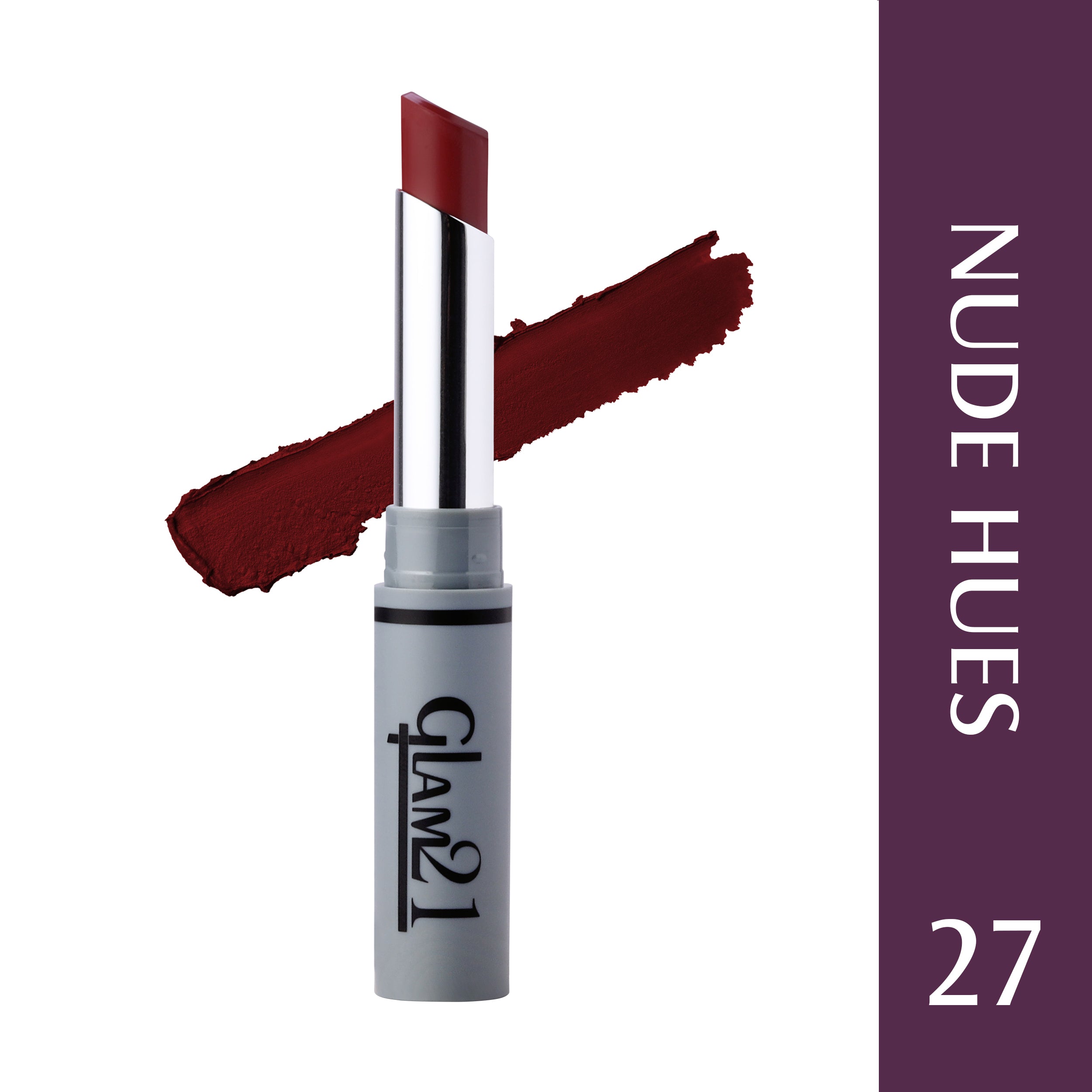 Glam21 Non Transfer Lipstick-Longlasting & Lightweight Creamy Matte Formula, 2.8g - Nude Hues-27