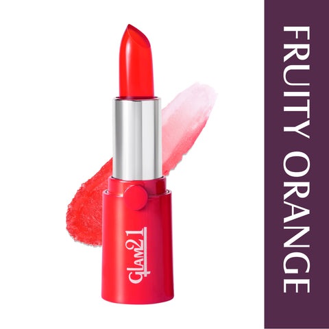 Glam21 Gel Based Ultra-Moisturizing Lightweighted Lipstick with Glossy Shine Formula (Flame Red, 3.6 g)