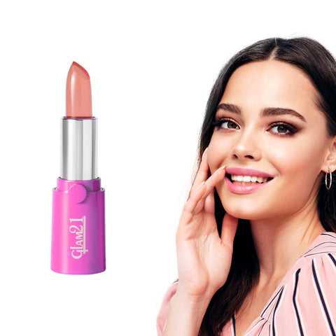 Glam21 Gel Based Ultra-Moisturizing Lightweighted Lipstick with Glossy Shine Formula (Barbie Pink, 3.6 g)