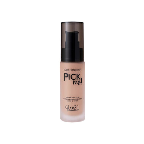 Glam21 Pick Me! Matte Foundation for Non-sticky Instant Spotless Glow | Long Day Matte Foundation (Custard, 40 g)