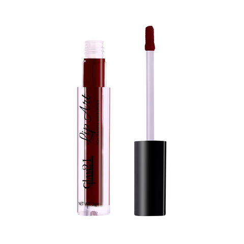 Glam21 Lip Art Liquid Lipstick Long Stay,Lightweight & Smudgeproof Velvety Matte Finish (Mulled Wine, 3 g)