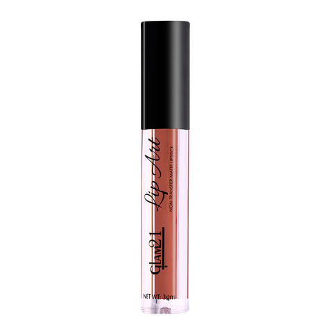 Glam21 Lip Art Liquid Lipstick Long Stay,Lightweight & Smudgeproof Velvety Matte Finish (Nude Chai, 3 g)