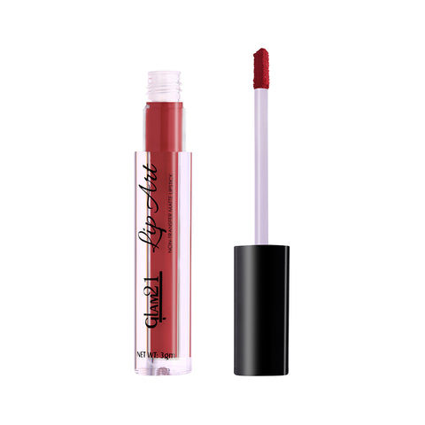 Glam21 Lip Art Liquid Lipstick Long Stay,Lightweight & Smudgeproof Velvety Matte Finish (Latte, 3 g)