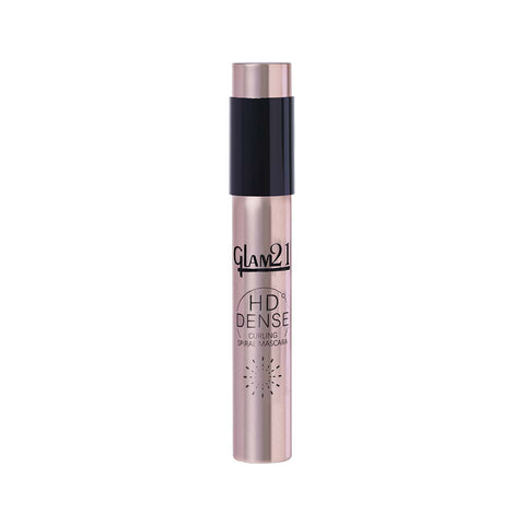 Glam21 HD Dense Mascara Extra Thick & Curled Lashes Upto 16hrs Volumizing, Lengthening 10 ml (Black)