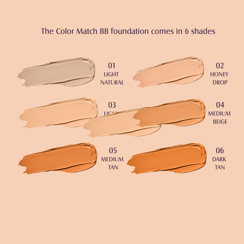 Glam21 Color Match BB Foundation SPF15 Dual Purpose Foundation & Sunscreen| Non-greasy Formula(Light Medium, 30 g)