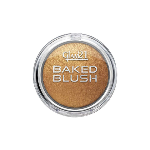 Glam21 Baked Blush Highly Pigmented Formula, Long-Lasting, Illuminating Texture, 6g (Shade-01)