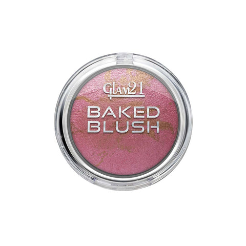 Glam21 Baked Blush Highly Pigmented Formula, Long-Lasting, Illuminating Texture, 6g (Shade-02)