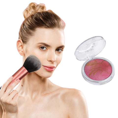 Glam21 Baked Blush Highly Pigmented Formula, Long-Lasting, Illuminating Texture, 6g (Shade-02)