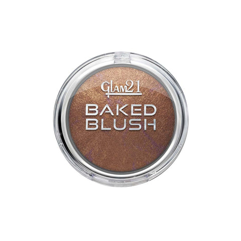 Glam21 Baked Blush Highly Pigmented Formula, Long-Lasting, Illuminating Texture, 6g (Shade-06)