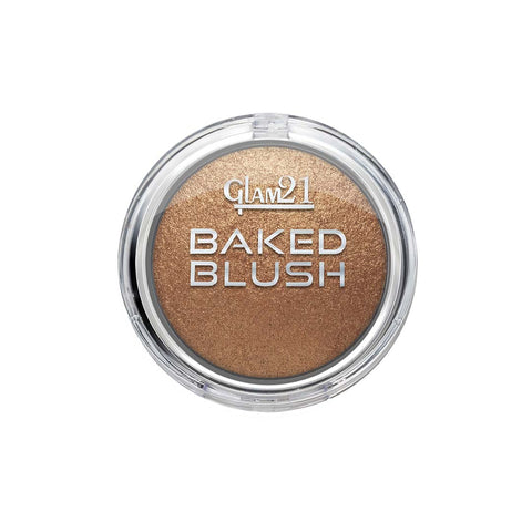 Glam21 Baked Blush Highly Pigmented Formula, Long-Lasting, Illuminating Texture, 6g (Shade-08)