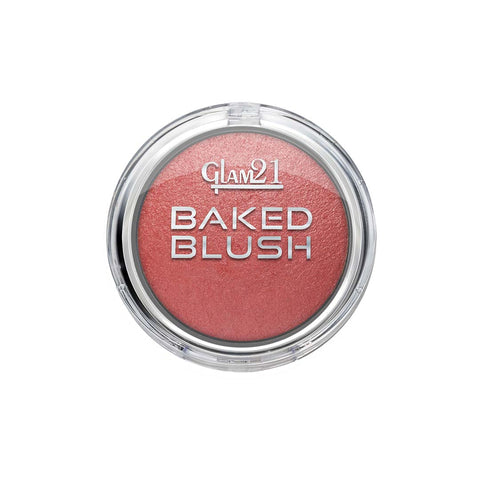 Glam21 Baked Blush Highly Pigmented Formula, Long-Lasting, Illuminating Texture, 6g (Shade-10)