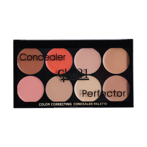 Glam21 Concealer Palette - Contouring & Highlighting Makeup Kit | Smooth Creamy Texture Concealer (Shade -01, 24 g)