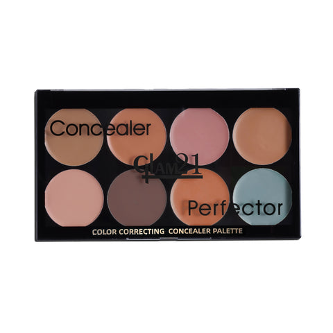 Glam21 Concealer Palette - Contouring & Highlighting Makeup Kit | Smooth Creamy Texture Concealer (Shade -02, 24 g)