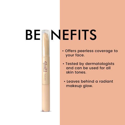 Glam21 2in1 Duo Concealer & Corrector Pen for Long lasting Contouring & Highlighting Concealer (Shade-06, 4.8 g)