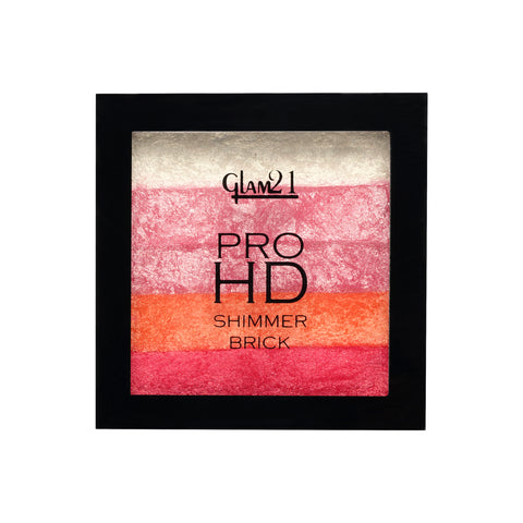 Glam21 Brick Eyeshadow Palette Long-Lasting| Shimmery Finish 5 Highly Pigmented Shades 7.5 g (Shade-05)