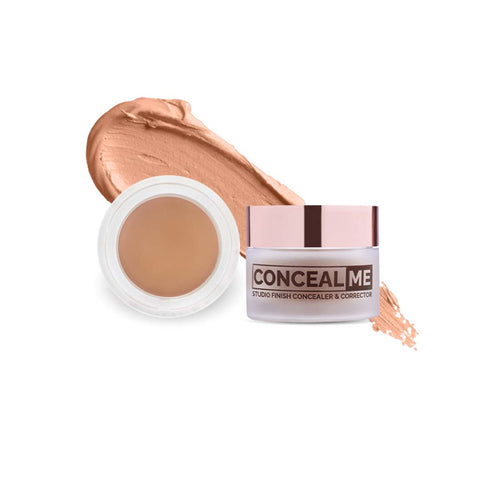 Glam21 Conceal Me Studio Finish Concealer & Corrector |Easily Blendable & Lightweight Concealer (02-Beige, 7 g)