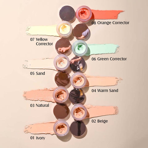 Glam21 Conceal Me Studio Finish Concealer & Corrector | Easily Blendable & Lightweight Concealer (03-Natural, 7 g)