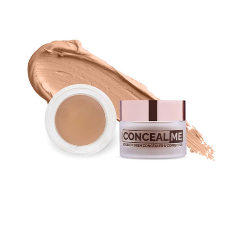 Glam21 Conceal Me Studio Finish Concealer & Corrector | Easily Blendable & Lightweight Concealer (04-Warm Sand, 7 g)