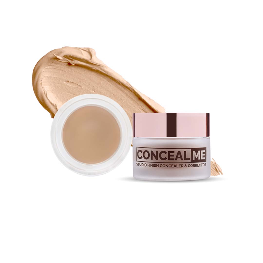 Glam21 Conceal Me Studio Finish Concealer & Corrector | Easily Blendable & Lightweight Concealer (05-Sand, 7 g)