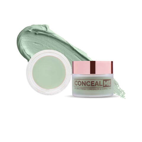 Glam21 Conceal Me Studio Finish Concealer & Corrector | Easily Blendable & Lightweight Concealer (06-Green Corrector, 7 g)