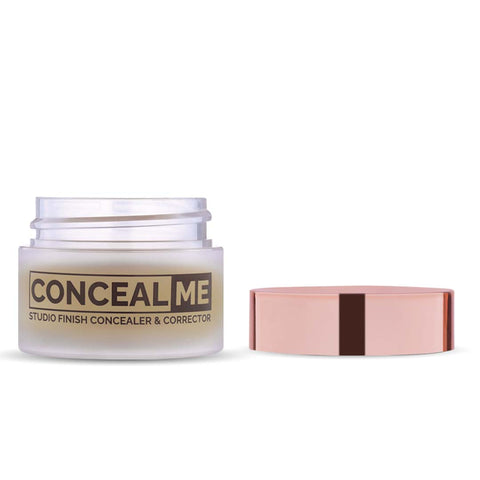 Glam21 Conceal Me Studio Finish Concealer & Corrector | Easily Blendable & Lightweight Concealer (07-Yellow Corrector, 7 g)