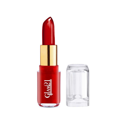 Glam21 Jelly Pop Color Change Fruity Gel Lipstick Soft Lips | Waterproof Glossy Finish, 3.5g (Strawberry Red)