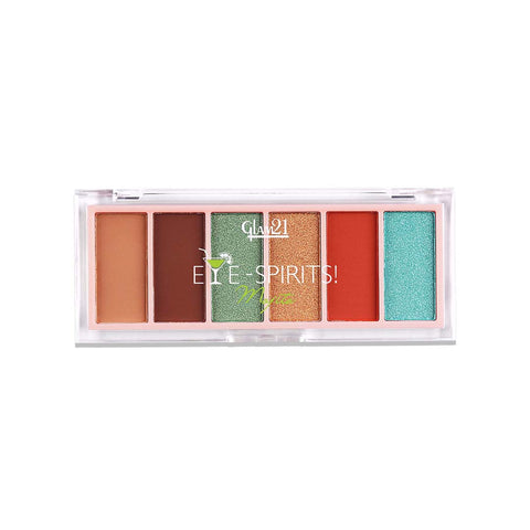 Glam21 Eye Spirits Eye Shadow Palette 4 Highly Pigmented Shades Matte & Shimmer Finish 18 g (02- Mojito)