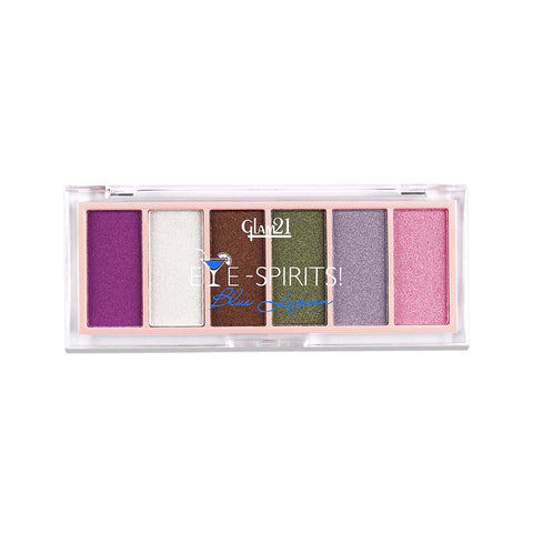 Glam21 Eye Spirits Eye Shadow Palette 4 Highly Pigmented Shades Matte & Shimmer Finish 18 g (03- Blue Lagoon)