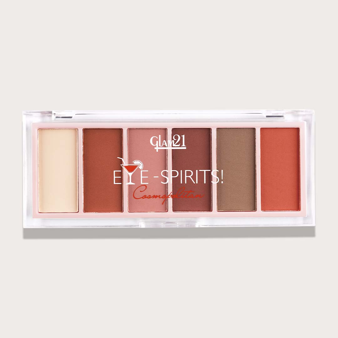 Glam21 Eye Spirits Eye Shadow Palette 4 Highly Pigmented Shades Matte & Shimmer Finish 18 g (04- Cosmopolitan)