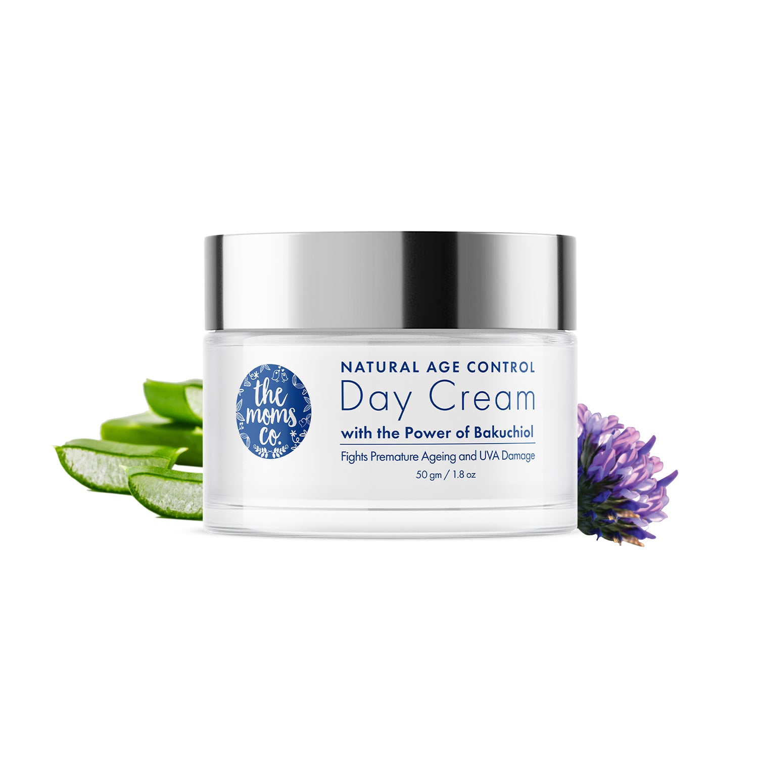 The Moms Co Age Control Day Cream l Reduce Fine Lines, Wrinkles & Sun Protection l With Natural Retinol & Green Tea | 50g