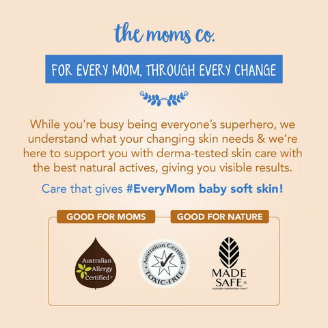 The Moms Co Ultimate Head to Toe Set - A Box of Nourishment for Skin & Hair with goodness of Cocoa, Shea Butter & 8 Powerful Oils