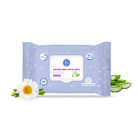 The Moms Co. Natural 99% Water Baby Wipes