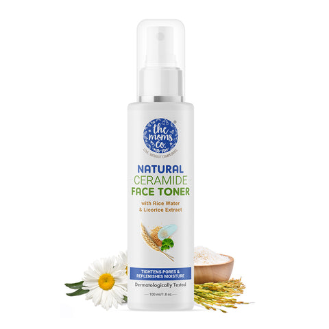 The Moms Co Natural Ceramide Face Toner for Women & Men | Replenishes Moisture | For All Skin Types - 100 ml