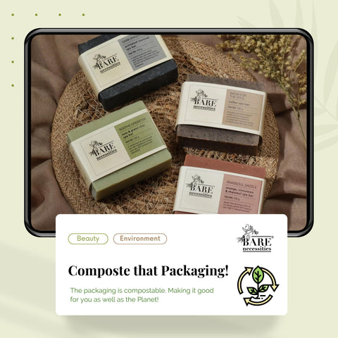 Bare Necessities Spa Bars | Pack of 4 | 300gm (Soothe Operator, Rhassoul Dazzle, Dark Knight and Brew For The Soul)