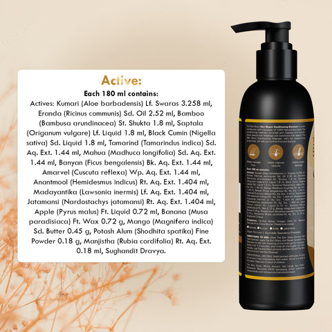 The Skin Story Ancient Ved Ayurvedic Hair Cleanser | Amla, Brahmi & Bhringraj | 180 ml