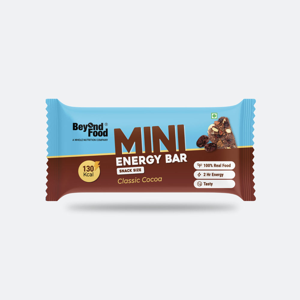 Beyond Food Mini energy bars - Cocoa | Pack of 6 | 6x30g