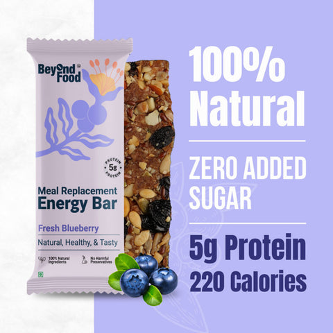 Beyond Food Meal Replacement Energy Bars -Assorted | Pack of 6 | 6x50g